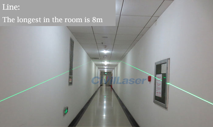 532nm 10mw Verde Adjustable Width  Laser Positioning Lamp Módulo láser Line Cross 2IN1
